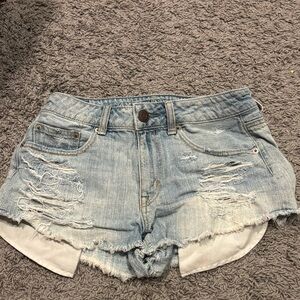 AMERICAN EAGLE Distressed Denim Women Shorts